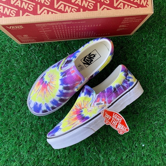 Vans Classic Slip on Washed Tie Dye - Picture 2 of 4